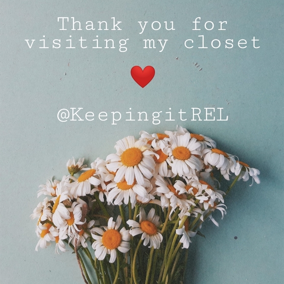 Thank you for visiting my closet ❤️